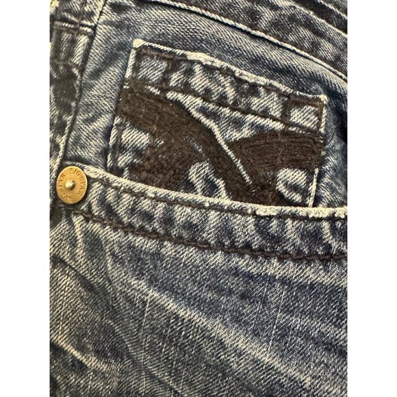 Big Star Pioneer Bootcut Mens Jeans 31R Dark Wash 100% Cotton Assembled In Mexic - Picture 8 of 8